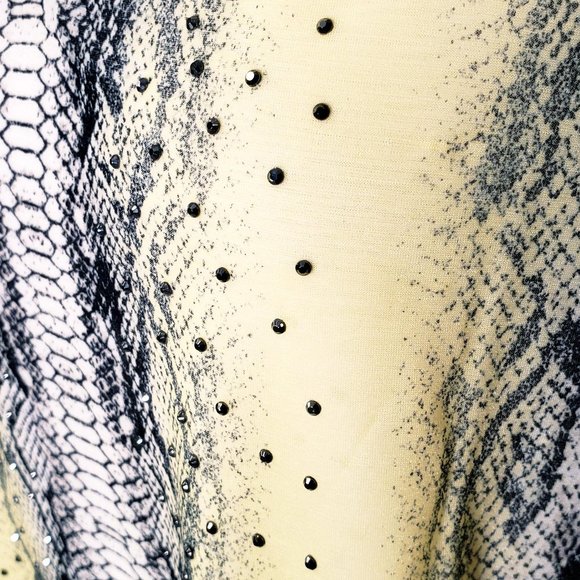 Alfani Beaded Print Top - Picture 3 of 8